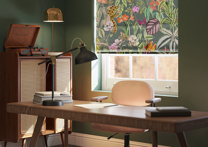 Barbados, Lush Green - Motorised Roman Blind - Image 5